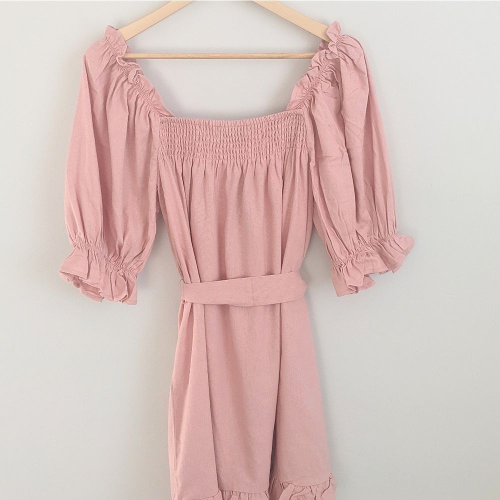Eloquii Smocked Mini Dress - Picture 5 of 5